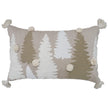 Coussin décoratif sapin Noël à pompons festif | Urbane Hide