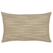Beige Lendenkissenbezug mit Streifen und Textur – Urbane Hide