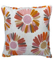 Zierkissen mit Blumenmuster in warmen Tönen – Urbane Hide