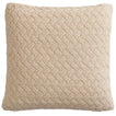 Coussin décoratif beige tricoté texturé | Urbane Hide