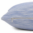 Blauw Gemêleerde Kussenhoes Geweven Katoenlook – Urbane Hide