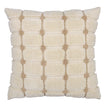 Zierkissen mit kariertem Tufting-Muster crème – Urbane Hide