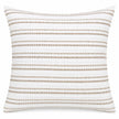 Kussenhoes beige gestreept katoen 45x45 – Urbane Hide