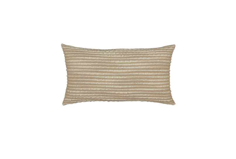 Lumbalkussen beige met strepen en textuur - Urbane Hide Urbane Hide