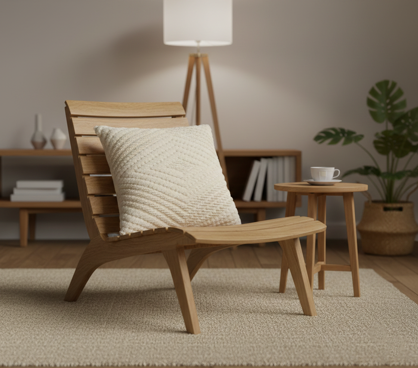 Sierkussen crème diamant patroon in boho stijl – Urbane Hide